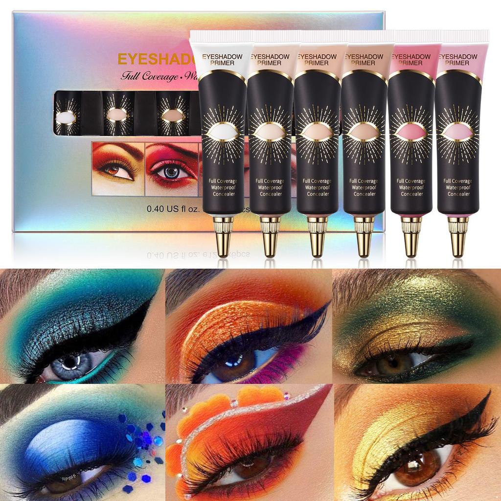 Single 12ml Eye Makeup Pre-Base – Concealer & Brightener 2-in-1 – Long-Lasting Eyeshadow Primer