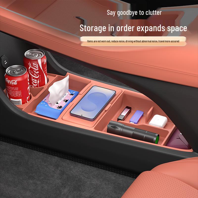2024 L60 Center Console Silicone Glasses Holder & Interior Storage Box