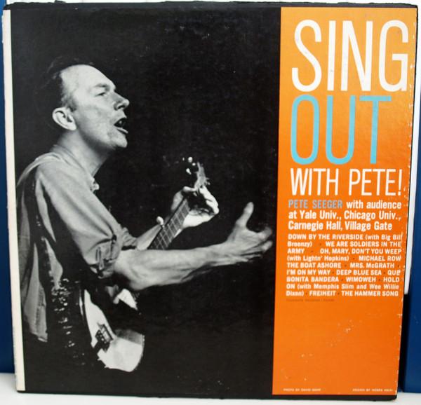 

LP Record PETE SEEGER Sing Out With Pete JA2455 Folkways Record 1961 US CountryFolk Used