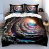 Galaxy Cloud Art Decor Set Soft Comfortable Duvet Cover Bedding Set Included 1*Duvet Cover & 2*Pillowcases, Gift
