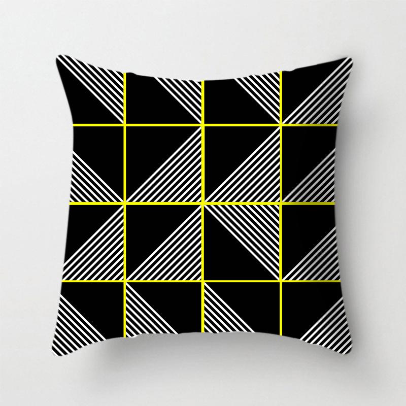 Nordische Schlichte Sofakissenbezug Kurzplüsch Kissen Auto Büro Zimmer Nickerchen Kissenbezug Kissenkern Muss Separat Ausgestattet Werden