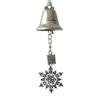 Iron Christmas Bell with Ribbon Window Pendants Door Hanging Decoration  Shopping Mall
