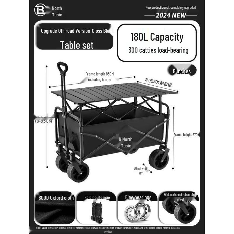 Kompakter Falt-Campinganhänger & Picknickwagen