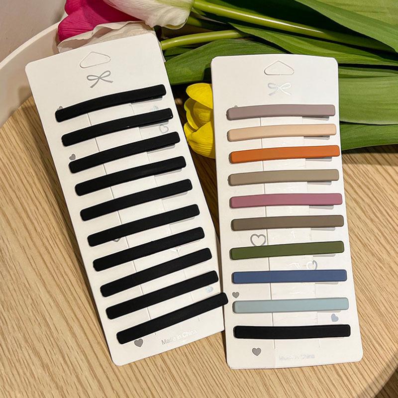 Korean Hairpin: Simple Head Ornament and Hair Clip for Bangs and Forehead