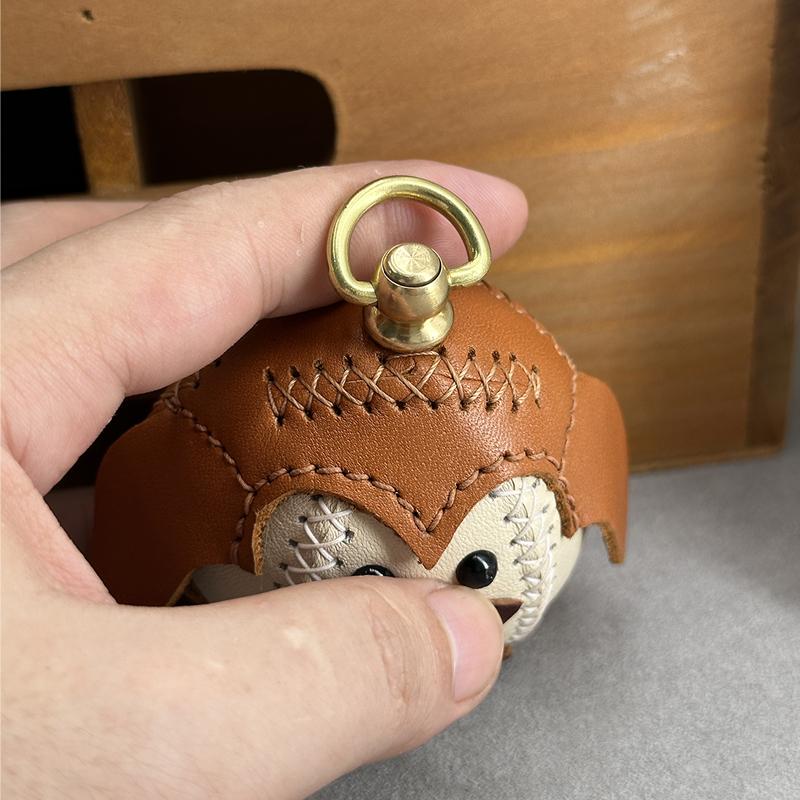 Genuine Leather Ornaments Ornament Penguin Doll Lovely Doll Gift Cowhide Display