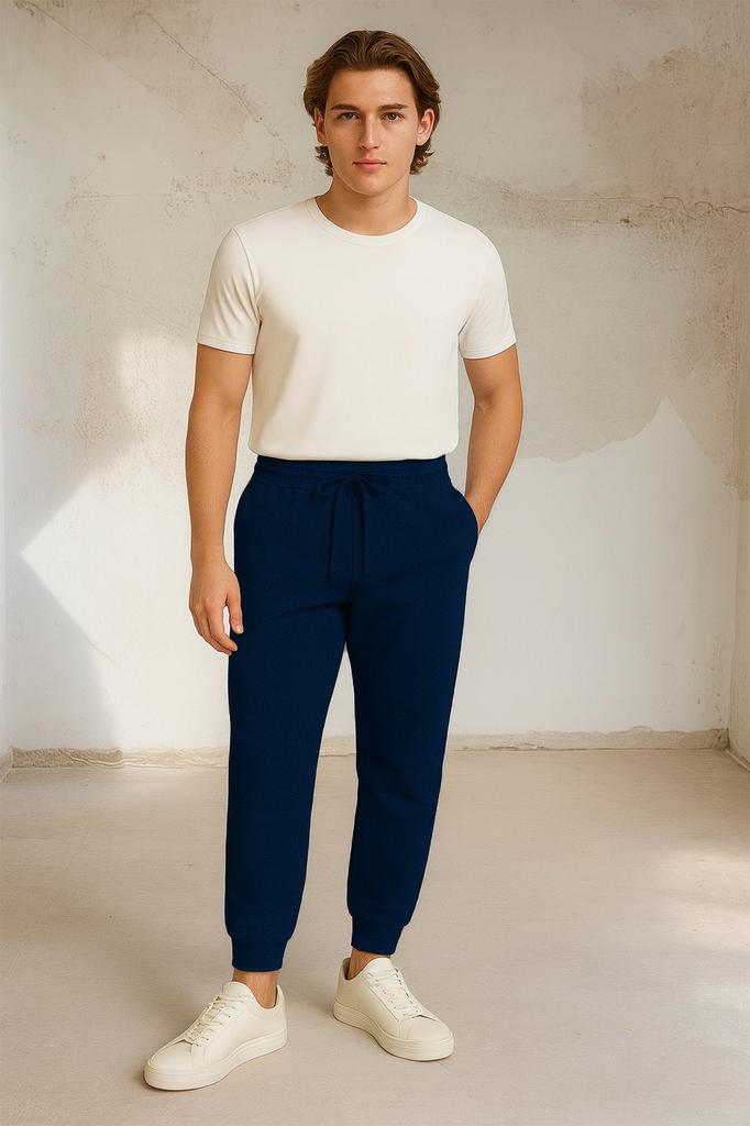 Men's Comfortable Casual Sweatpants for Daily Wear Blue Men's Comfortable Casual Sweatpants for Daily Wear Blue
