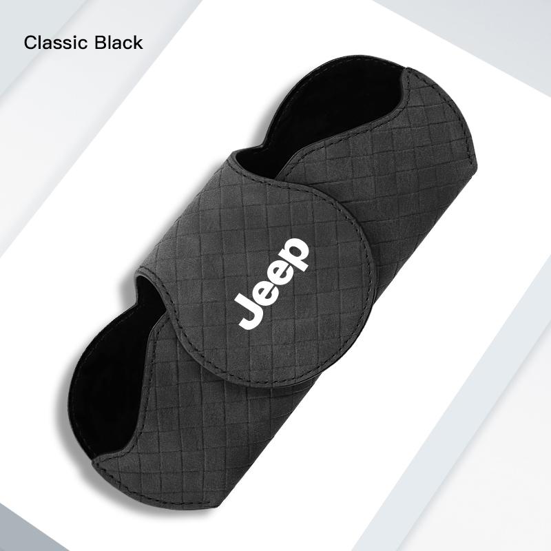 Car Interior Glasses Clip Auto Sun Visor Sunglasses Holder For Jeep Grand Cherokee Wrangler JK Gladiator Compass Renegade Patrio ALS1