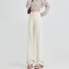 Casual versatile wide-leg jeans women's autumn and winter new temperament fashionable high-waisted and thin straight floor pants