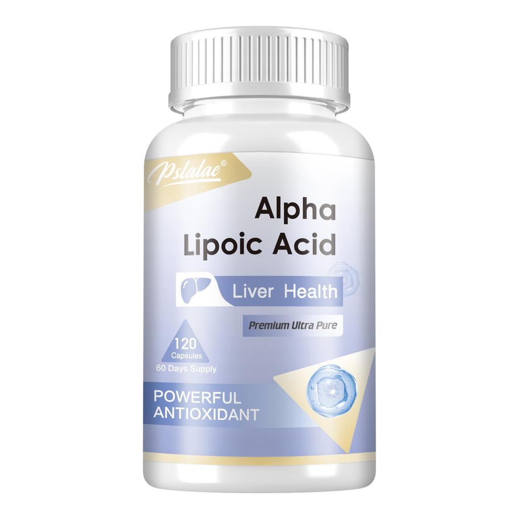 Alpha-lipoic acid capsules, lipoic acid extract, nutritional supplement, suitable for both men and women.