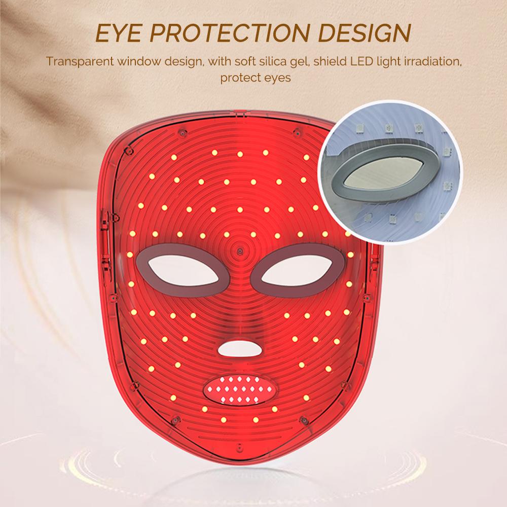7 Colors LED Mask Photon Face Mask Skin Rejuvenation Repair Skin Facial Beatuy SPA Mask Wrinkle Remover Skin Care Wireless Use