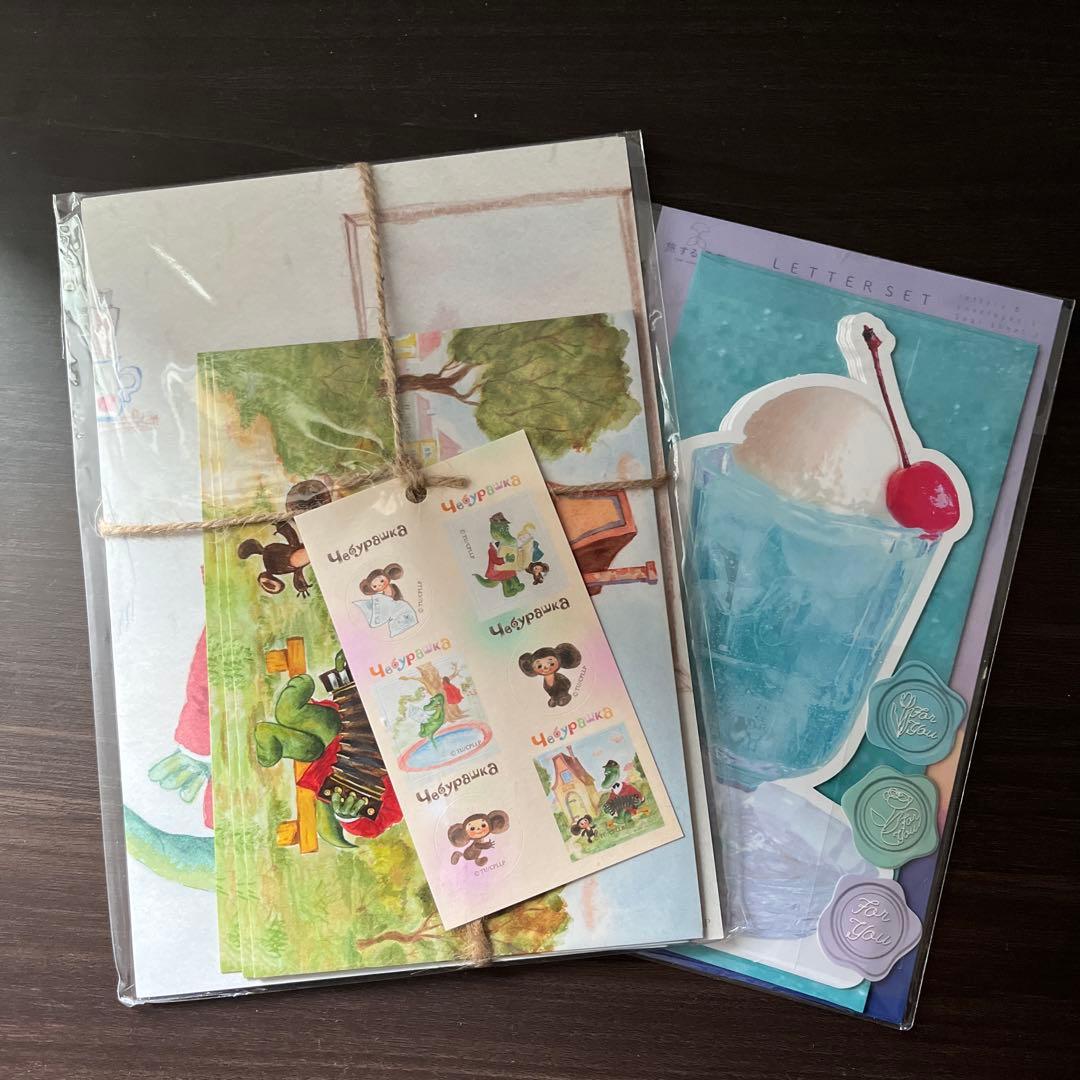 Letter set Travel Cafe Cheburashka