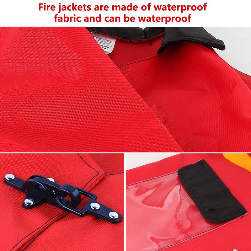 Kids Firefighter Costume Tool Costume Role Play Suit Fireman Dress Up Outfit Hat Fire Extinguisher Party Birthday Gift Toy