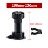 1 pz Piedino Regolabile in Altezza per Armadio Gamba Mobile per Cucina Bagno 6cm/8cm/10cm/12cm/15cm Piedini Zoccolo Armadio da Cucina
