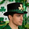 Eleganter Hut für das St. Patrick's Day Kostüm Hut stärkt die Familienbande bei Festival-Treffen und Aktivitäten