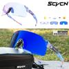 Scvcn Photochromic Sunglasses Cycling Blue Outdoor Sports Bike Glasses Red Man MTB Fishing Glasses Eyewear Bicycle Goggles 2024