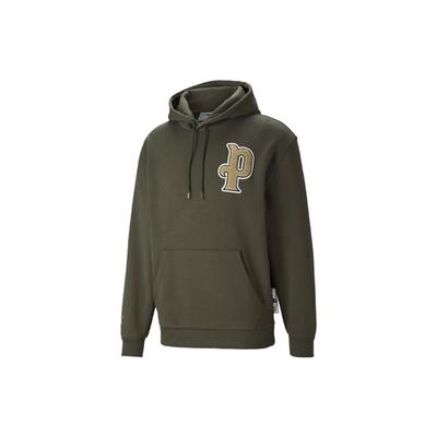Sports Hooded Sweatshirt Men Tops Green 534382-44