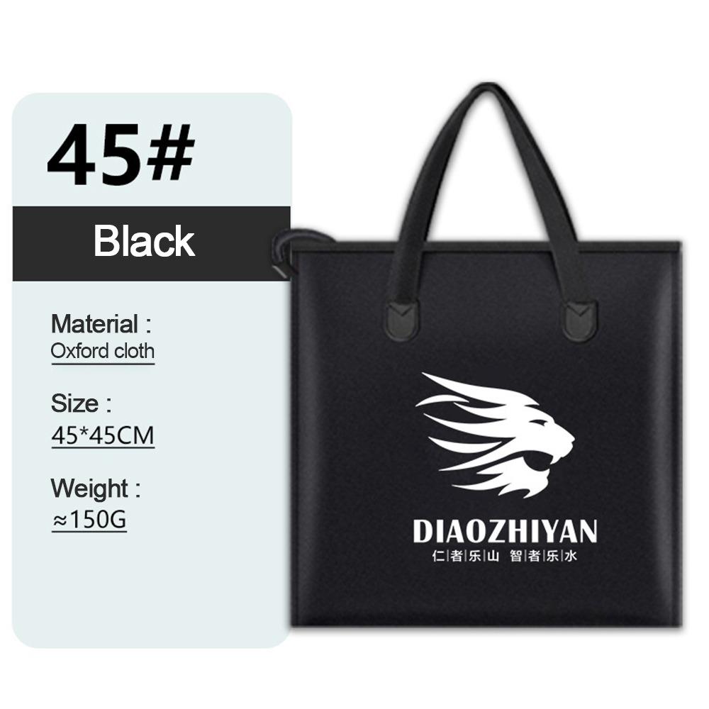 Oxford Cloth Fishing Bag Foldable Fishing Tackle Bag Outdoor Camping Storage Fishing Gear Pouch