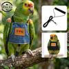Cowboy Parrot Flying Harness Comfortable Safety Bird Harness Vest Small Medium Parakeet Outdoor Flying Training Rope Leash