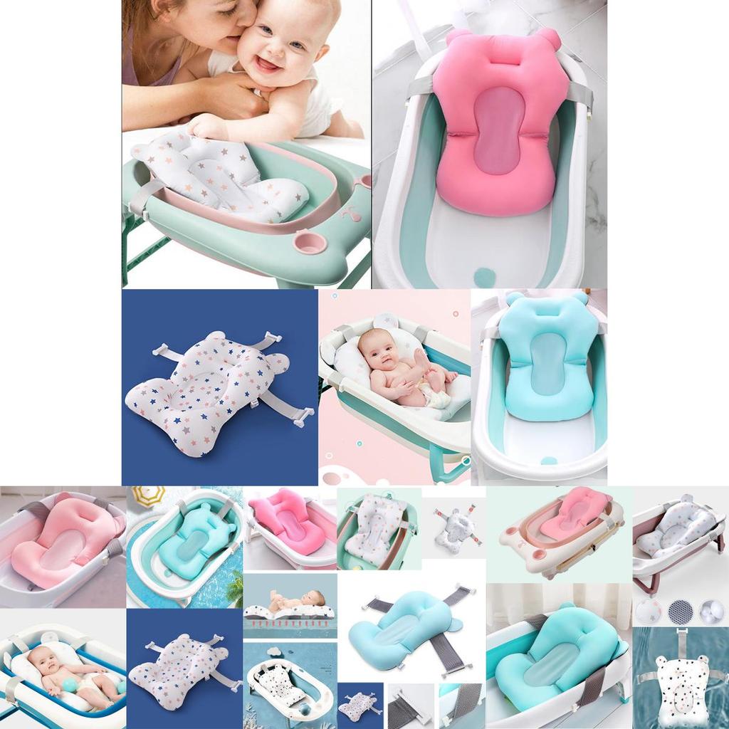 Premium Baby Bath Support Mat For Newborns With Comfortable Anti-slip Cushioning