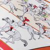 Silk Scarf Women Horse Race Print Square Scarves Head Echarpes Silk Foulards Femme Wraps Beach Shawl Bandana Lady Hijabs 90CM