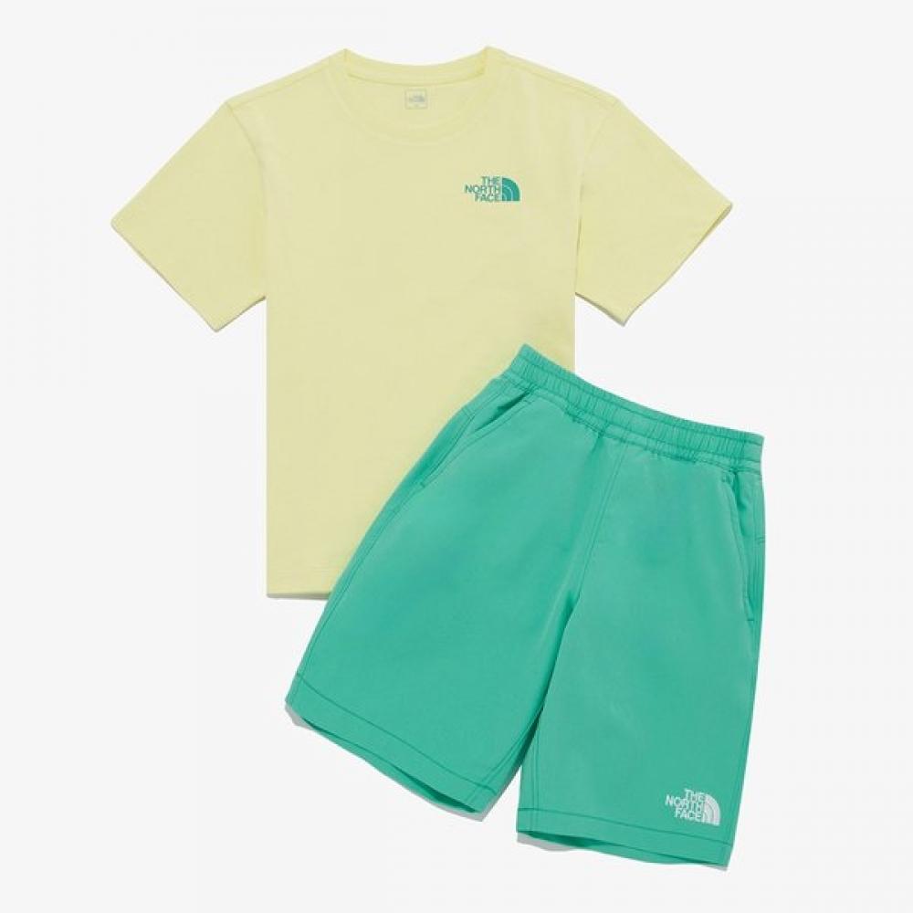 The North Face Kids Crew Set Baby Yellow Nt7ur31v BABY YELLOW/100
