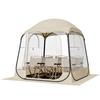 VEVOR Pop up Sports Tent, 1.83x1.83 m Clear Bubble Tent for 2-4 Persons, Waterproof Outdoor Pod with Floor Mat & Top Cover