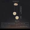 Warm Romantic Light and Luxurious Bedside Lamp Modern Style High-grade Crystal Chandelier Long-line Bedroom Corridor Lamp