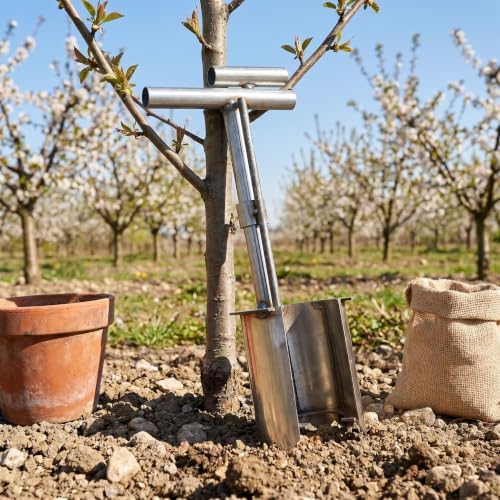 Handheld Bulb Planter Garden Hole Drill Lawn Plug Tool for Planting Bulbs Weeding Kisangel