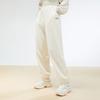 Anta Solid Color Mid Waist Straight Leg Fleece Knit Sports Pants Unisex Pants Beige 972338301-1