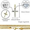 Fashionable Women's Necklace + Cross Pendant, Unisex - Layered Necklace Set Minimalist Jewellery Gift 18-24 Inches Gift Jeweller