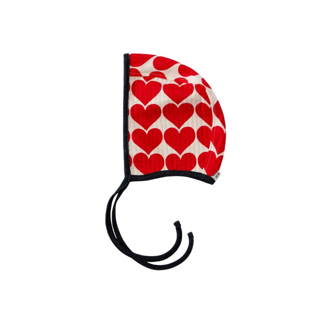 Echond Heart Bonnet – Red