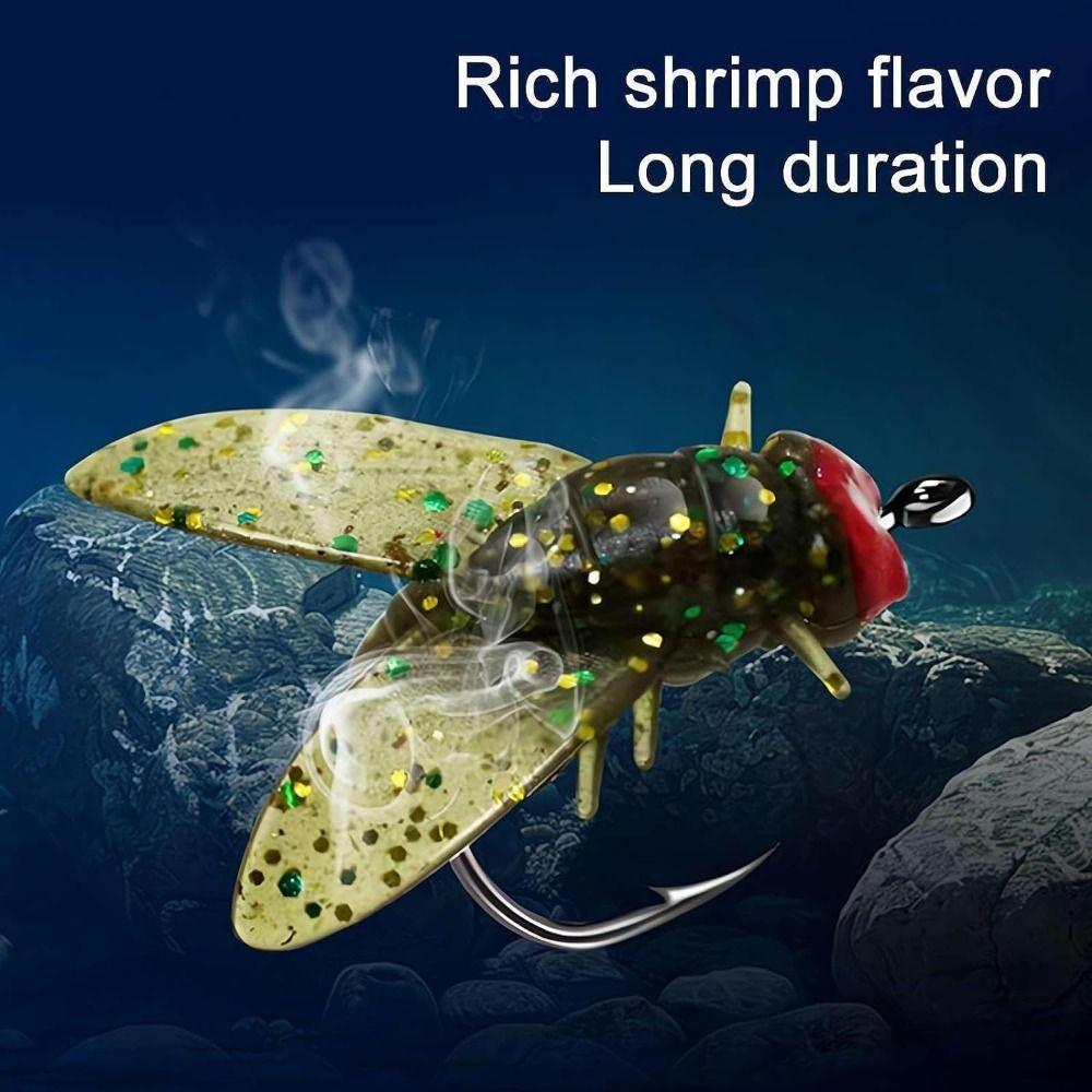 20PCS Sharpened Hook Dry Flies Fishing Lures Kit Simulated Flies Trout Jigs Swimbaits Trout