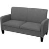 VidaXL 2-seater Sofa 135x65x76 Cm Dark Grey 244709