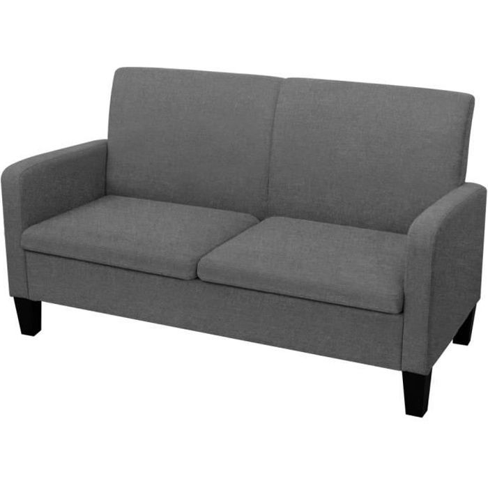 VidaXL 2-seater Sofa 135x65x76 Cm Dark Grey 244709