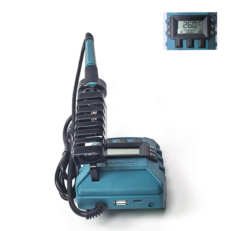 Portable Rapid-Heat Soldering Iron Compatible with For Makita/Milwaukee/Bosch/DW 18/20V Lithium Battery Cordless Soldering Iron
