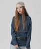 Pineoslupeu Mixed Stud Leather Belt Brown
