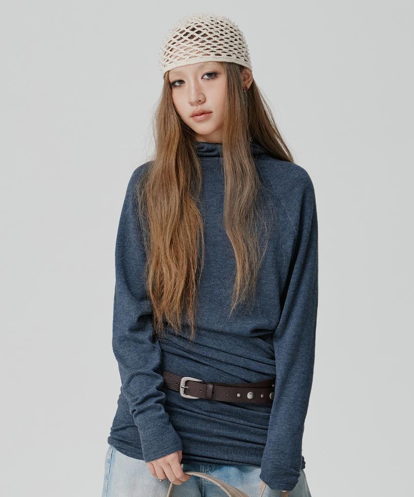 Pineoslupeu Mixed Stud Leather Belt Brown