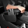 Soft Leather Automotive Console Cushion Ergonomic Elbow Support Rest with Removable Cover Nonslip Design for Long Drives