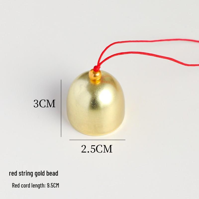 2026 Chinese New Year Metal Bell Pendant Wind Chime - Peace Blessing Ornament