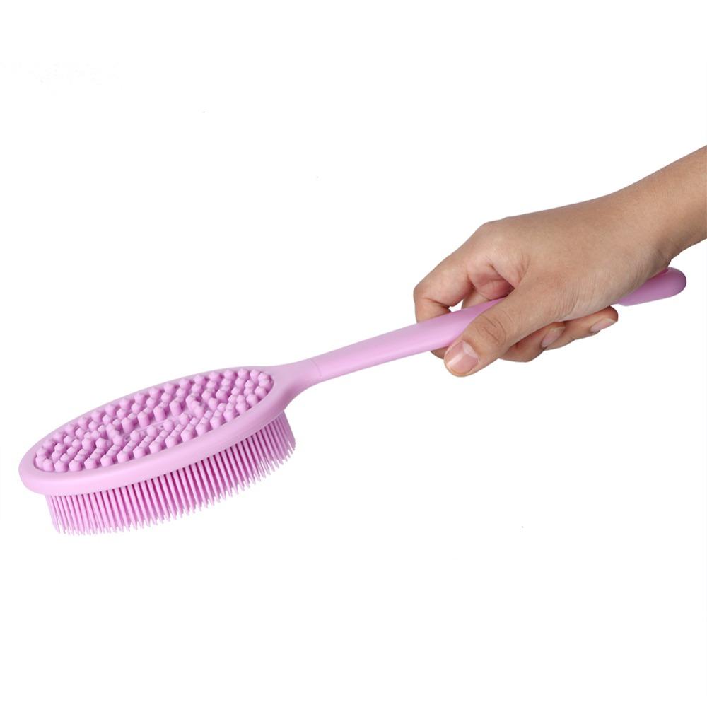 PP Silicone Body Scrubber Brush Multi-Functional Shower Cleaning Brush Bath Brush Kitchen Cleaning