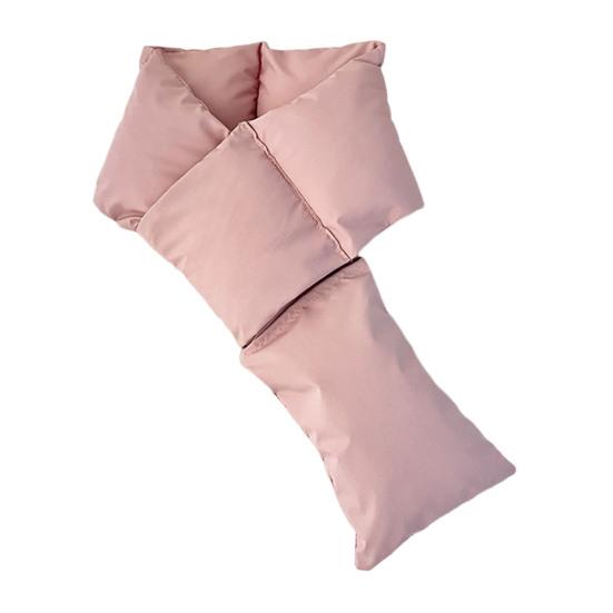 Down Scarf with Pocket Design Solid Color Waterproof Wear-Resistant Winter Versatile Scarf Daily Outdoor Wear