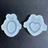 Bowknot Ornament Quicksand Silicone Mold Keyring Pendant Handmade Decoration Mold for Valentines Day Birthday Gift