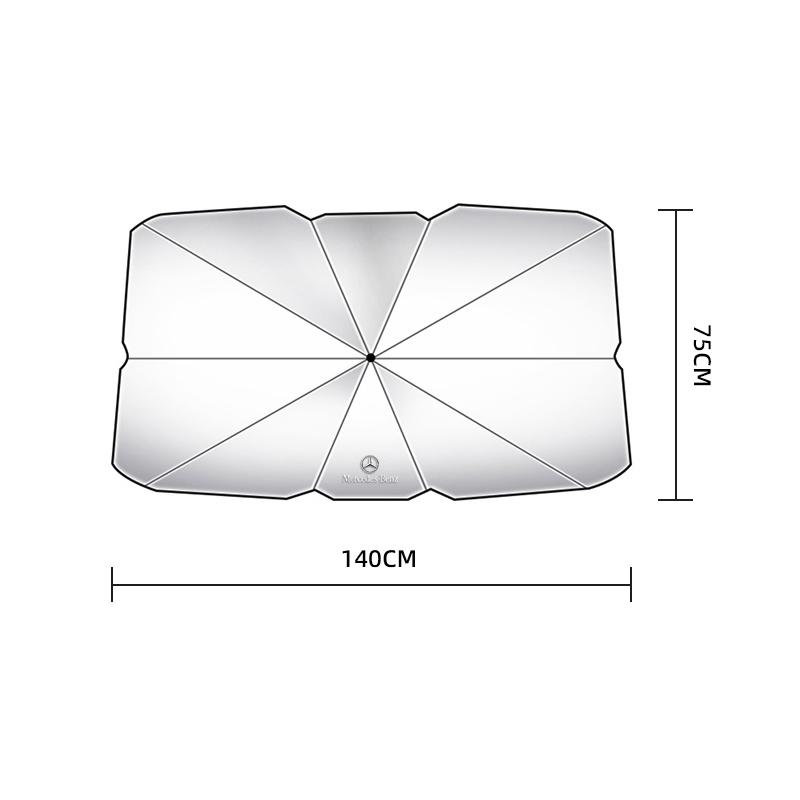 

GLC GLB Car Sunshade Retractable Sunscreen Heat Insulation Parasol For Mercedes Benz AMG W206 W204 W205 W212 W213 W221 W222 W22