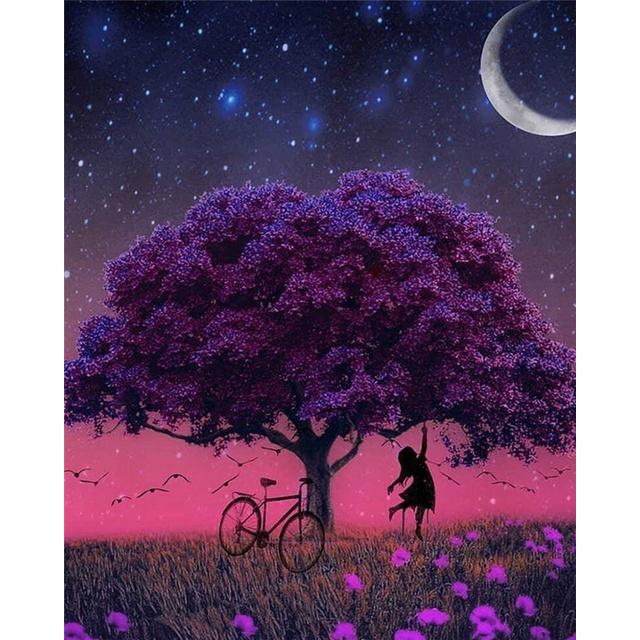 

5D своїми руками Алмазний живопис Пейзаж Повний квадратний/круглий свердло Гарний пейзаж Алмазна вишивка Набори для вишивки хрестиком Домашній декор Подарунок Square 30x40cm