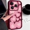 Y2K Retro Gradient Love Hearts Pattern Case For Xiaomi Redmi Note 14 13 Pro 5G 12 11 Funda Xiaomi 14T 13T 11T Pro Shockproof Bumper Silicone Cover