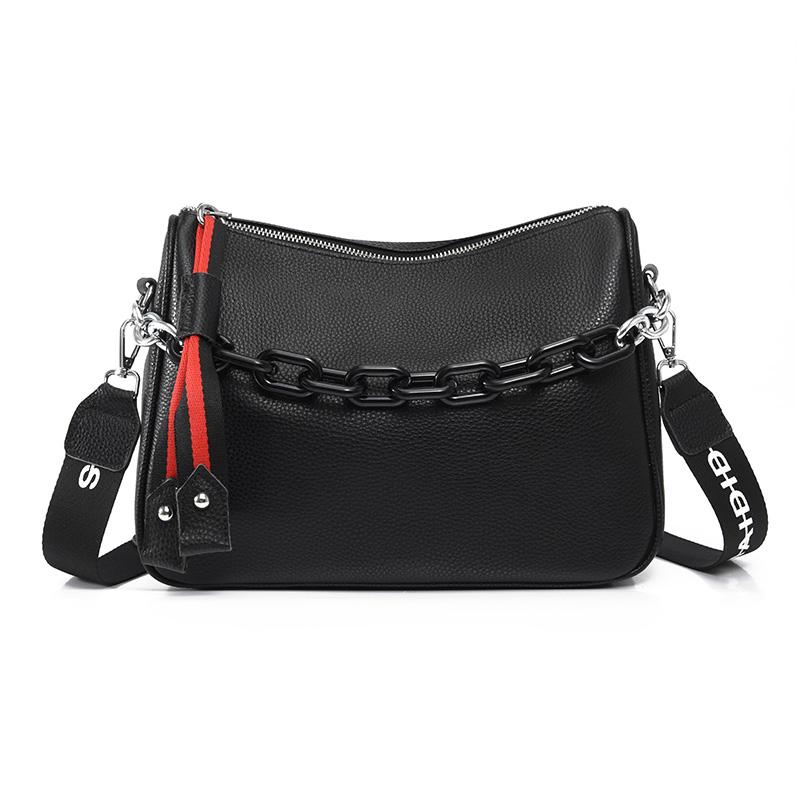 

Сумки через плечо из натуральной кожи, женская сумка через плечо из воловьей кожи, модная мягкая большая женская сумка с широким плечевым ремнем