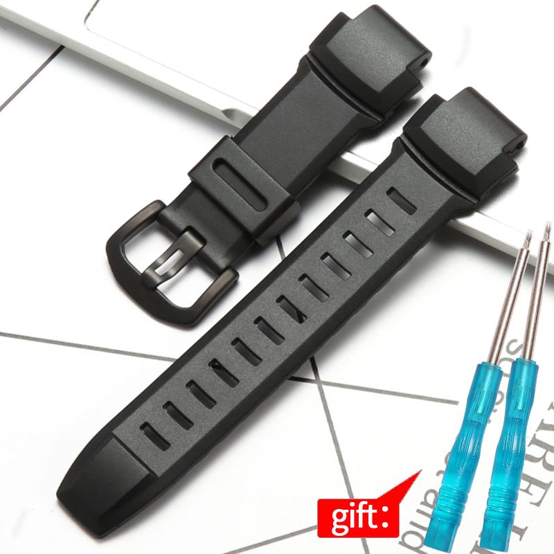Příslušenství k hodinkám Pro Casio Protrek PRG 260 500 510 250 PRW-3500 2500 5100 Pánský Řemínek Náramek Voděodolný Pryskyřice Guma Řemínek k hodinkám