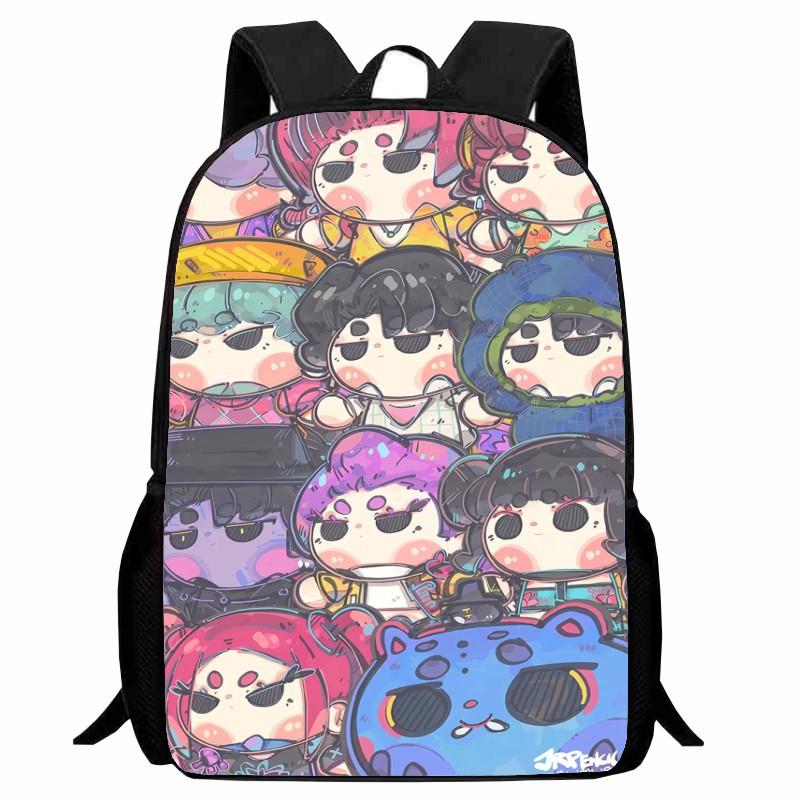New Printed Witch Hunter K-POP Student Backpack, Elementary School Cartoon Huntrix Kpop Backpack