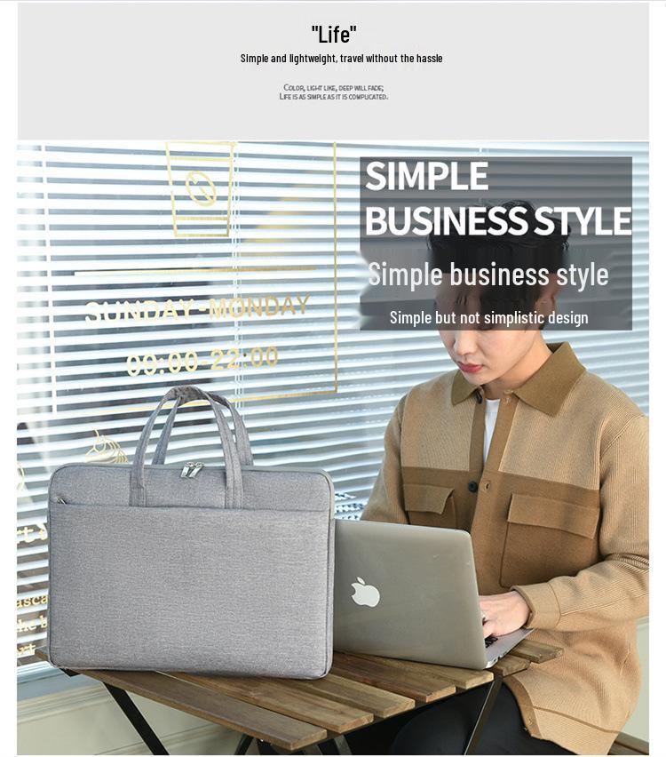 Lightweight 14-16" Laptop Sleeve & Briefcase with iPad Storage, Oxford Cloth