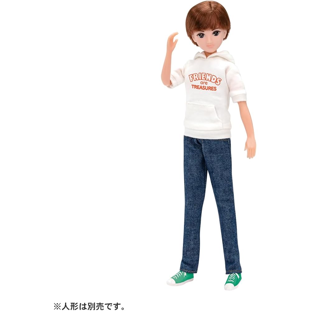 Takara Tomy Licca-chan Dress LW-24 Haruto-kun Outfit Set 3+ Years Dress-Up Doll Toy Safe ST Mark Certified
